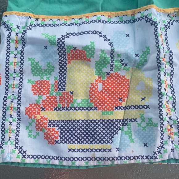 Vintage handmade apron - Picture 6 of 8